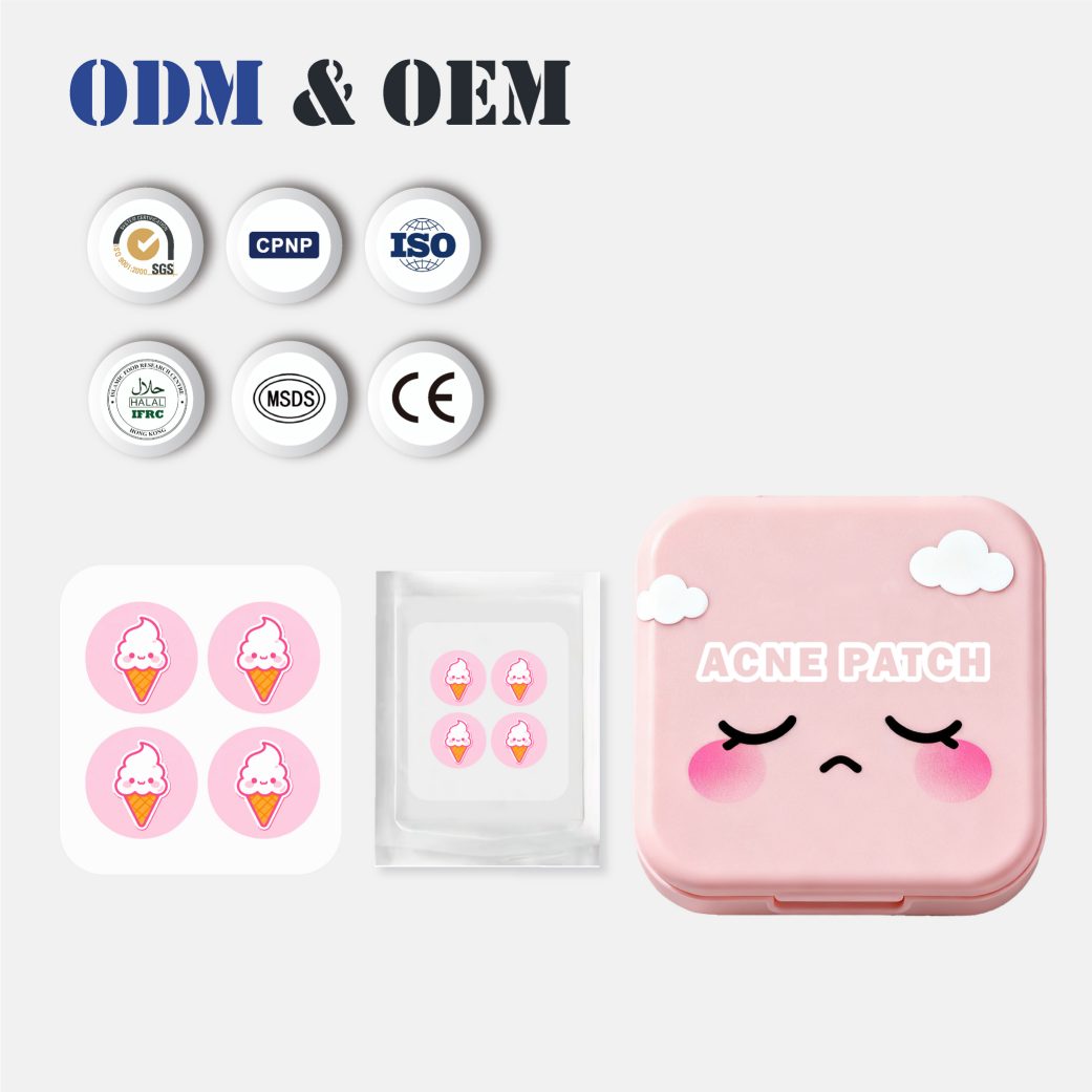 Skincare Acne Patch Mirror Box Reusable Pocket